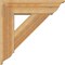 Ekena Millwork Traditional Traditional Rough Sawn Bracket w/ Offset Brace, Western Red Cedar, 8"W x 28"D x 28"H BKT0806X28X28TRA01RWR - alternate 2